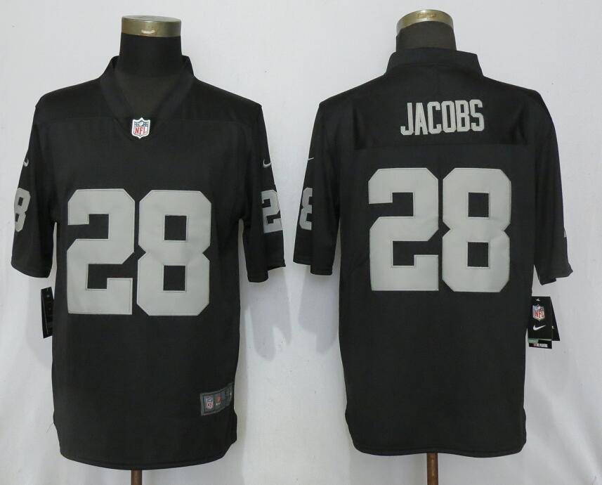 New Nike Oakland Raiders #28 Jacobs Black 2017 Vapor Untouchable Limited jerseys->oklahoma city thunder->NBA Jersey